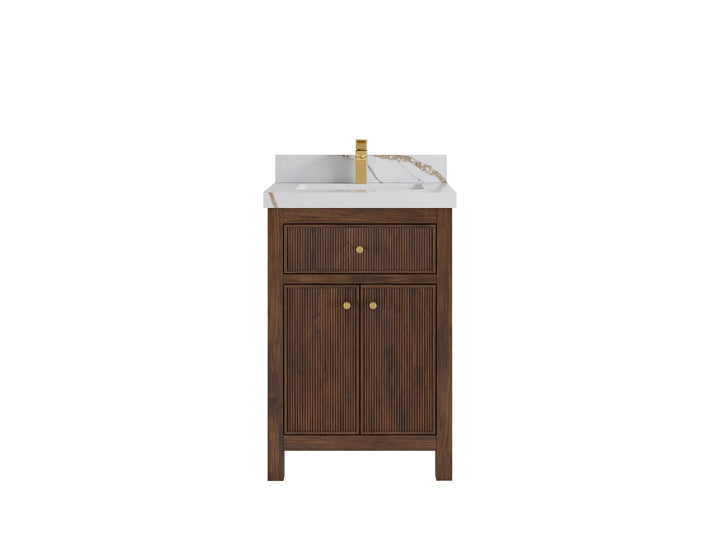 Sonoma Teak Wood 24 in. W x 22 in. D Single Sink Bathroom Vanity - photo 8