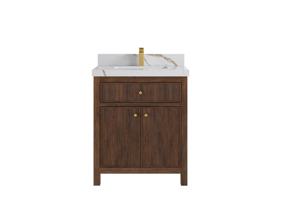 Sonoma Teak Wood 30 in. W x 22 in. D Single Sink Bathroom Vanity