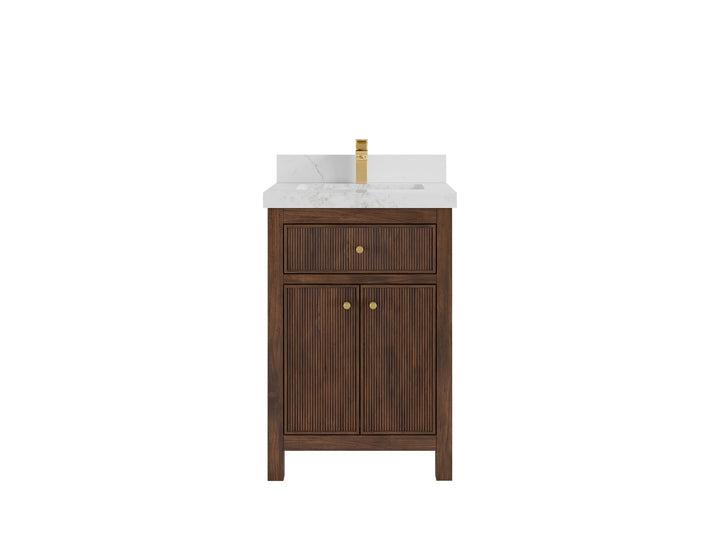 Sonoma Teak Wood 24 in. W x 22 in. D Single Sink Bathroom Vanity - photo 10