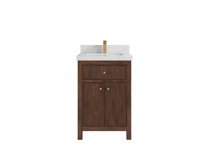 Sonoma Teak Wood 24 in. W x 22 in. D Single Sink Bathroom Vanity - photo 12