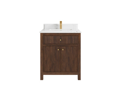 Sonoma Teak Wood 30 in. W x 22 in. D Single Sink Bathroom Vanity