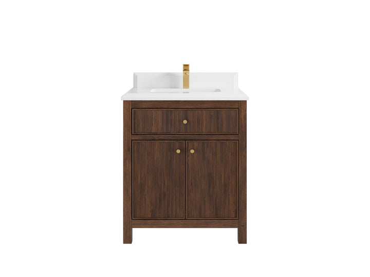 Sonoma Teak Wood 30 in. W x 22 in. D Single Sink Bathroom Vanity - photo 17