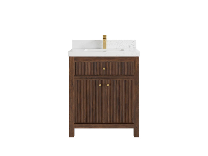 Sonoma Teak Wood 30 in. W x 22 in. D Single Sink Bathroom Vanity - photo 18