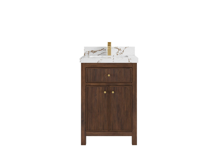 Sonoma Teak Wood 24 in. W x 22 in. D Single Sink Bathroom Vanity - photo 21