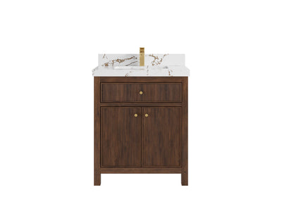 Sonoma Teak Wood 30 in. W x 22 in. D Single Sink Bathroom Vanity