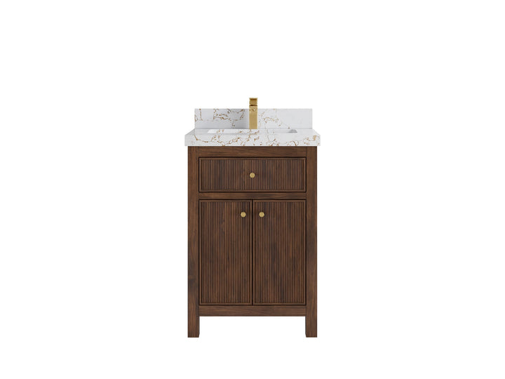 Sonoma Teak Wood 24 in. W x 22 in. D Single Sink Bathroom Vanity - photo 22