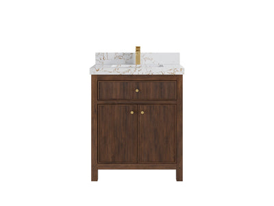 Sonoma Teak Wood 30 in. W x 22 in. D Single Sink Bathroom Vanity