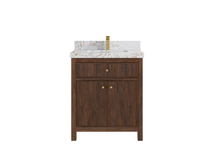 Sonoma Teak Wood 30 in. W x 22 in. D Single Sink Bathroom Vanity - photo 22