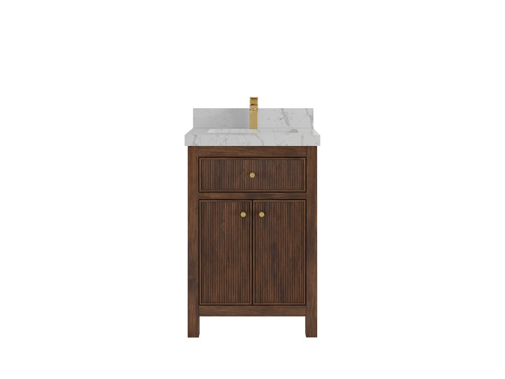Sonoma Teak Wood 24 in. W x 22 in. D Single Sink Bathroom Vanity - photo 24