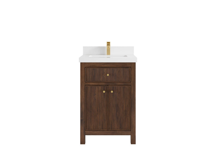 Sonoma Teak Wood 24 in. W x 22 in. D Single Sink Bathroom Vanity - photo 25