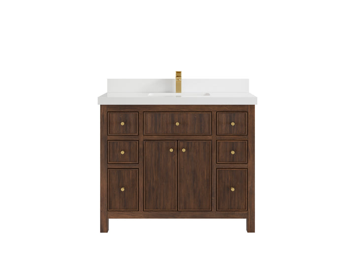 Sonoma Teak Wood 42 in. W x 22 in. D Single Sink Bathroom Vanity - photo 24