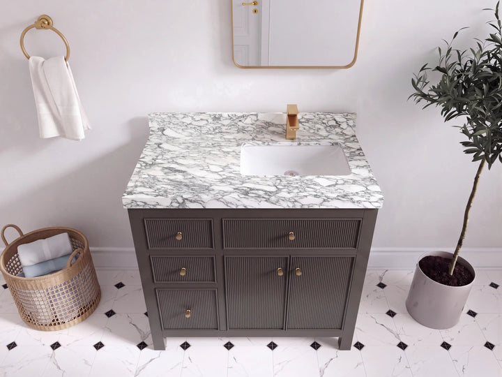 Sonoma 36 in. W x 22 in. D Right Offset Sink Bathroom Vanity - photo 31