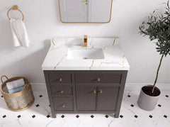 Sonoma 36 in. W x 22 in. D with Center Sink Bathroom Vanity - photo 5