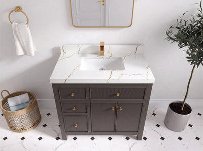 Sonoma 36 in. W x 22 in. D with Center Sink Bathroom Vanity