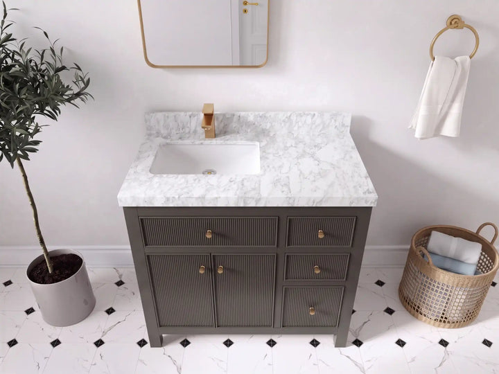 Sonoma 36 in. W x 22 in. D Left Offset Sink Bathroom Vanity - photo 13