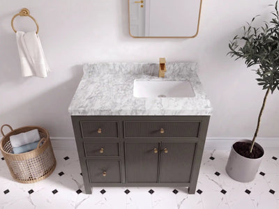 Sonoma 36 in. W x 22 in. D Right Offset Sink Bathroom Vanity