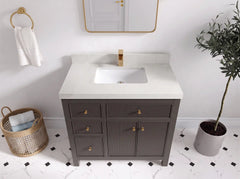 Sonoma 36 in. W x 22 in. D with Center Sink Bathroom Vanity - photo 13
