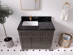 Sonoma 36 in. W x 22 in. D Left Offset Sink Bathroom Vanity - photo 7