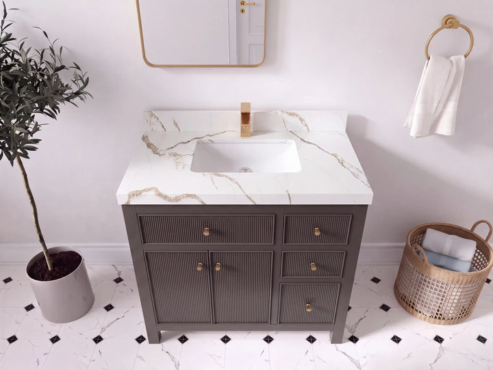 Sonoma 36 in. W x 22 in. D Center Sink Bathroom Vanity - photo 7