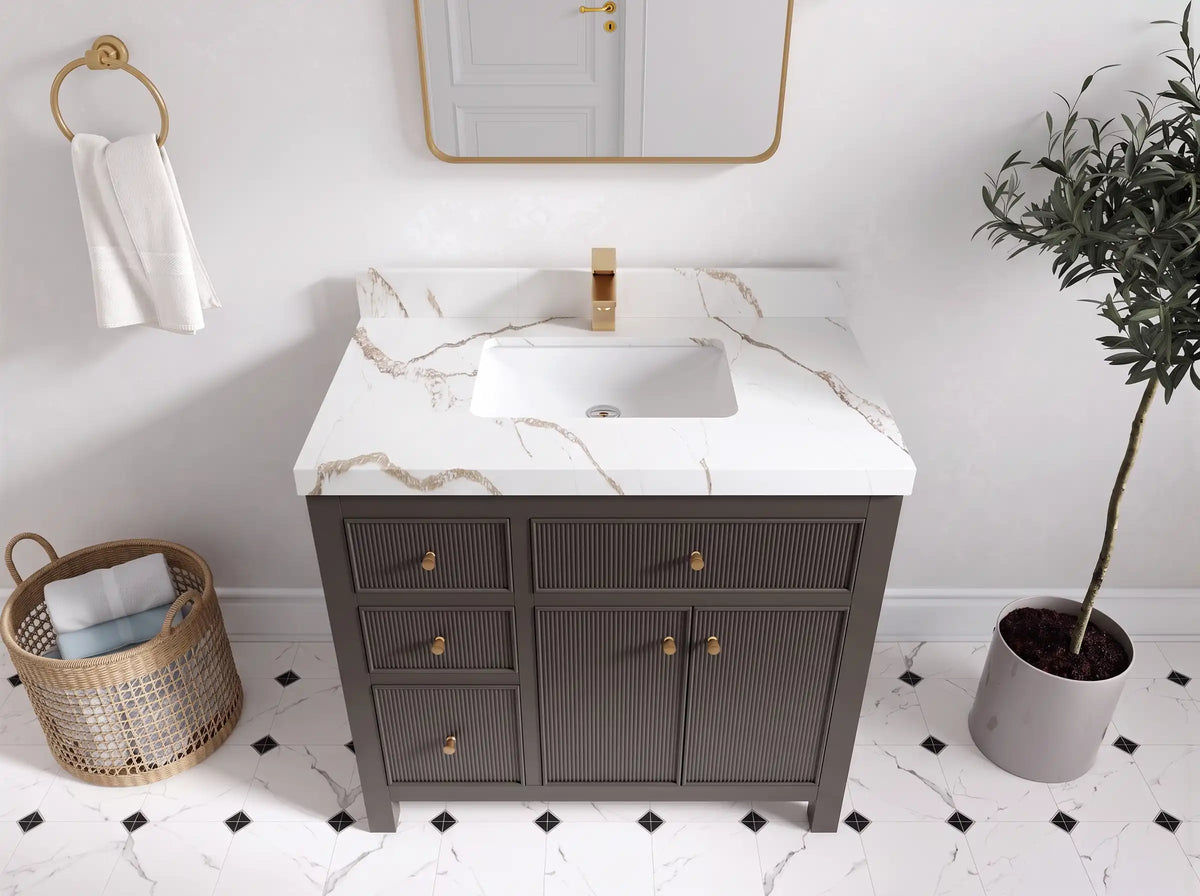 Sonoma 36 in. W x 22 in. D with Center Sink Bathroom Vanity