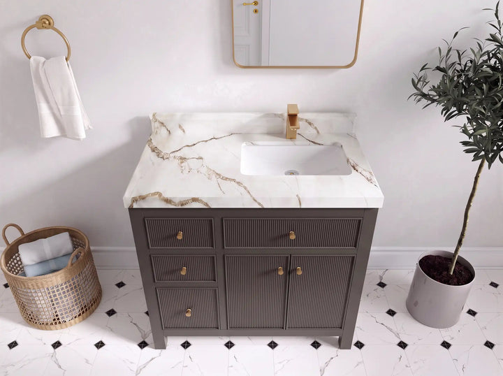 Sonoma 36 in. W x 22 in. D Right Offset Sink Bathroom Vanity - photo 7