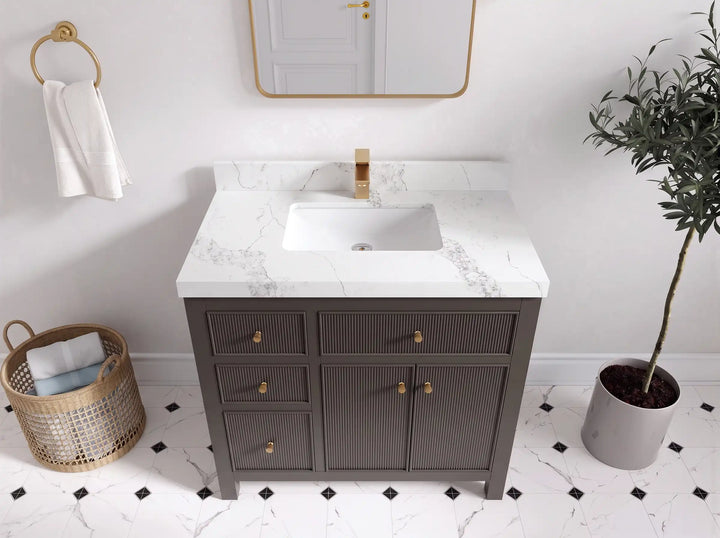 Sonoma 36 in. W x 22 in. D with Center Sink Bathroom Vanity - photo 10