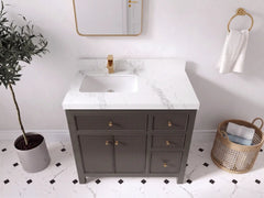 Sonoma 36 in. W x 22 in. D Left Offset Sink Bathroom Vanity - photo 10