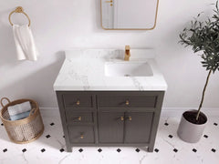 Sonoma 36 in. W x 22 in. D Right Offset Sink Bathroom Vanity - photo 11