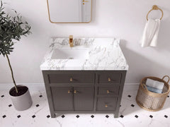Sonoma 36 in. W x 22 in. D Left Offset Sink Bathroom Vanity - photo 11