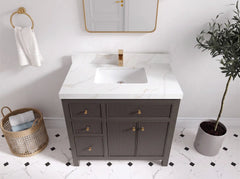Sonoma 36 in. W x 22 in. D with Center Sink Bathroom Vanity - photo 11