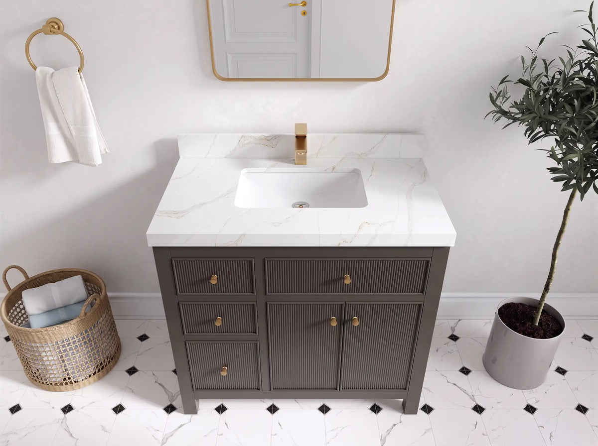 Sonoma 36 in. W x 22 in. D with Center Sink Bathroom Vanity