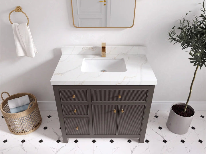 Sonoma 36 in. W x 22 in. D with Center Sink Bathroom Vanity - photo 12