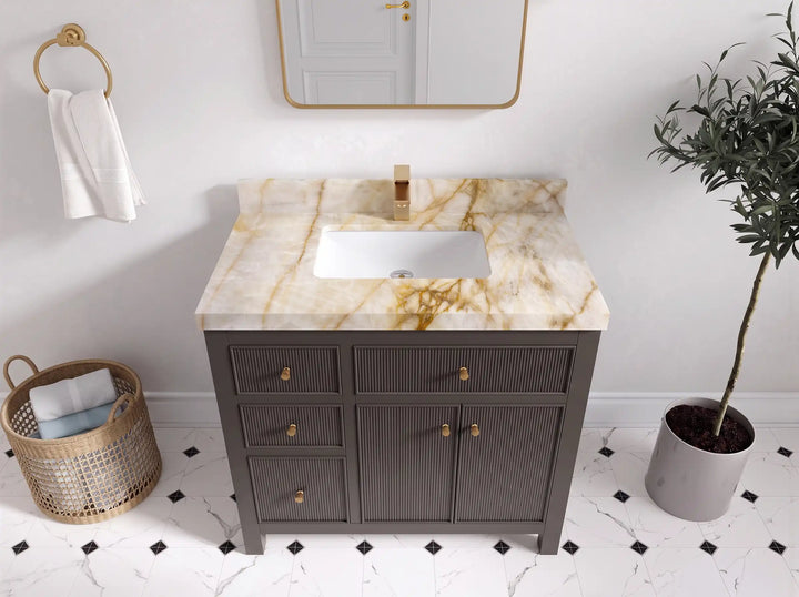 Sonoma 36 in. W x 22 in. D with Center Sink Bathroom Vanity - photo 31