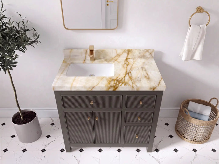 Sonoma 36 in. W x 22 in. D Left Offset Sink Bathroom Vanity - photo 27