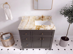 Sonoma 36 in. W x 22 in. D Right Offset Sink Bathroom Vanity - photo 31