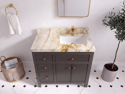 Sonoma 36 in. W x 22 in. D Right Offset Sink Bathroom Vanity