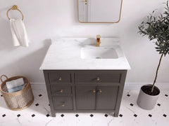 Sonoma 36 in. W x 22 in. D Right Offset Sink Bathroom Vanity - photo 40