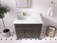 Sonoma 36 in. W x 22 in. D Left Offset Sink Bathroom Vanity - photo 37