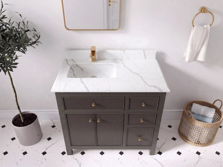Sonoma 36 in. W x 22 in. D Left Offset Sink Bathroom Vanity - photo 37