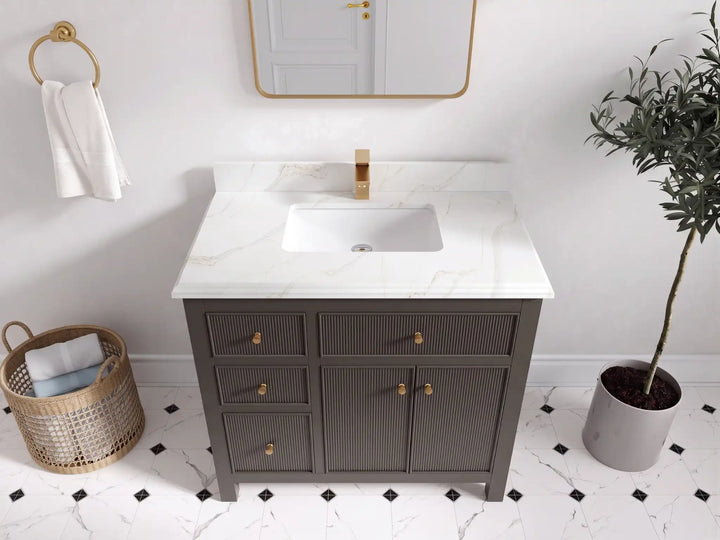 Sonoma 36 in. W x 22 in. D with Center Sink Bathroom Vanity - photo 36
