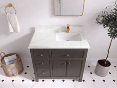 Sonoma 36 in. W x 22 in. D Right Offset Sink Bathroom Vanity - photo 39