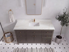 Sonoma 60 in W x 22 in D Free Standing Reeded Single Sink Bathroom Vanity - photo 23
