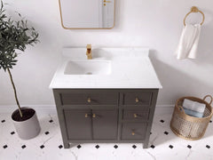 Sonoma 36 in. W x 22 in. D Left Offset Sink Bathroom Vanity - photo 31