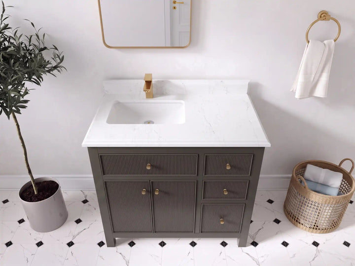 Sonoma 36 in. W x 22 in. D Left Offset Sink Bathroom Vanity - photo 31