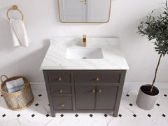 Sonoma 36 in. W x 22 in. D with Center Sink Bathroom Vanity - photo 16