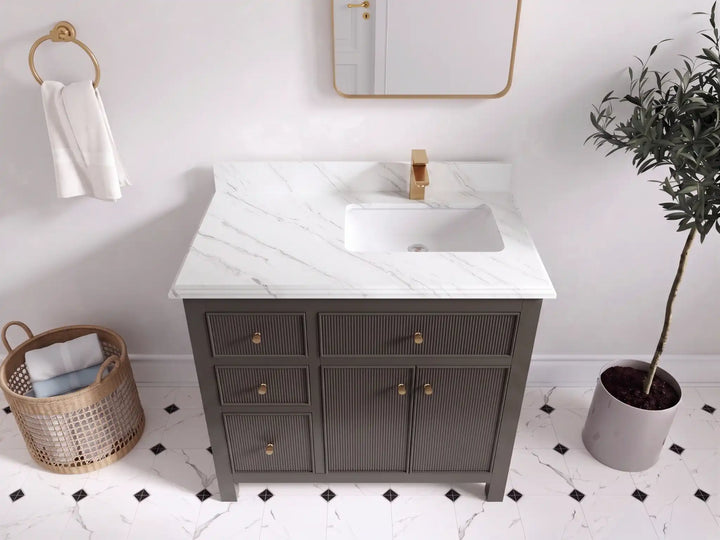 Sonoma 36 in. W x 22 in. D Right Offset Sink Bathroom Vanity - photo 19