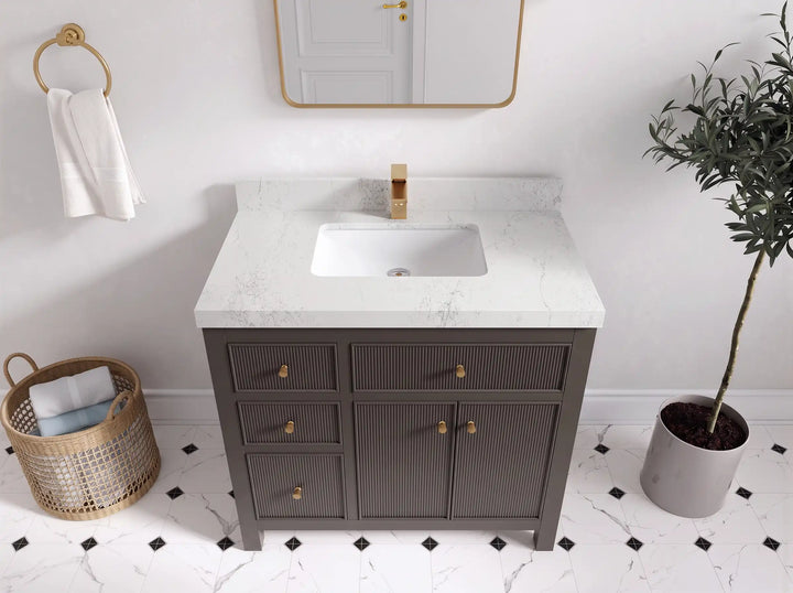 Sonoma 36 in. W x 22 in. D with Center Sink Bathroom Vanity - photo 19