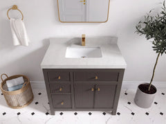 Sonoma 36 in. W x 22 in. D with Center Sink Bathroom Vanity - photo 19