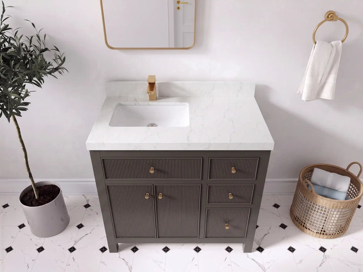Sonoma 36 in. W x 22 in. D Left Offset Sink Bathroom Vanity - photo 18