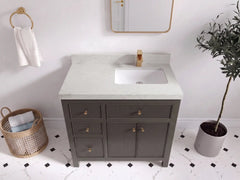 Sonoma 36 in. W x 22 in. D Right Offset Sink Bathroom Vanity - photo 33